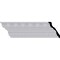 Ekena Millwork 4 7/8"H x 3 1/2"P x 6"F x 94 1/2"L Bedford Egg & Dart Crown Moulding MLD04X03X06BE - alternate 1